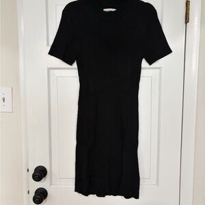 Abercrombie Black Ribbed Dress